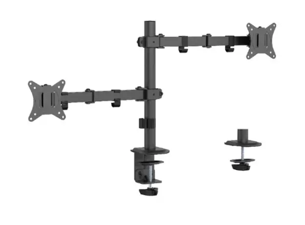 მონიტორის საკიდი Gembird MA-D2-03 Adjustable desk mounted double monitor arm 17"-32", 5 image