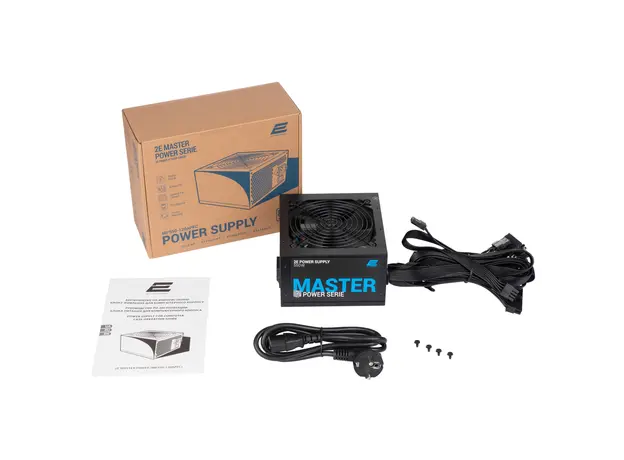 კვების ბლოკი 2E 2E-MP550-120APFC MASTER, 550W, 80 Plus, Power Supply, Black, 6 image
