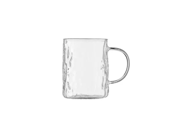 ჭიქების ნაკრები Ardesto Set of cups Shine mix, 260ml, 4pcs, borosilicate glass, transparent, golden, grey, pearlescent, 5 image