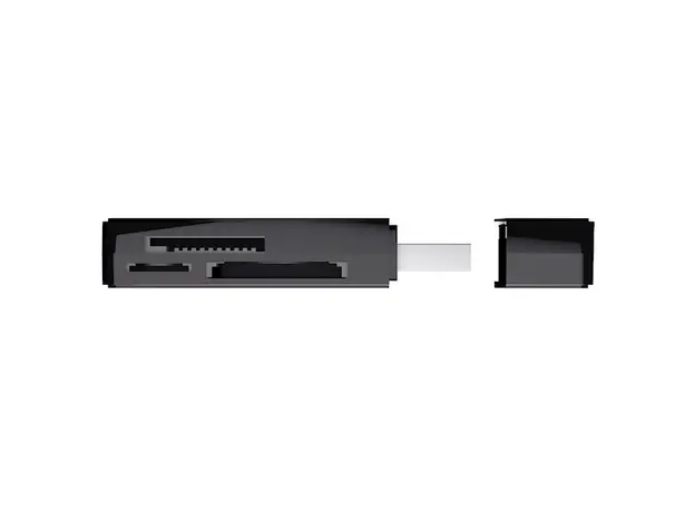 ბარათის წამკითხველი Trust Nanga USB-A to M2 / SD Card Reader, Black, 4 image