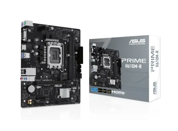 დედა დაფა Asus LGA 1700/ PRIME H610M-R-SI//LGA1700,H610,DP,HDMI,VGA,MB 13th generation Intel