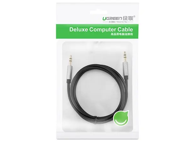 აუდიო კაბელი UGREEN AV119 (10734) 3.5mm Male to 3.5mm Male Audio Cable 1.5M AUX, 4 image