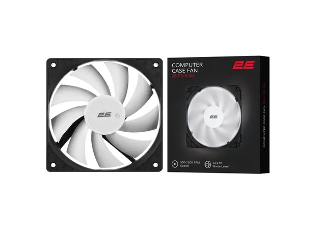 ქულერი 2E 2E-F120-SN, 120mm, 1500rpm, Cooling Fan, Black, 4 image