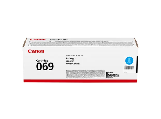 კარტრიჯი CANON 5093C002AA 069, TONER CARTRIDGE CYAN (1900 PAGES)
