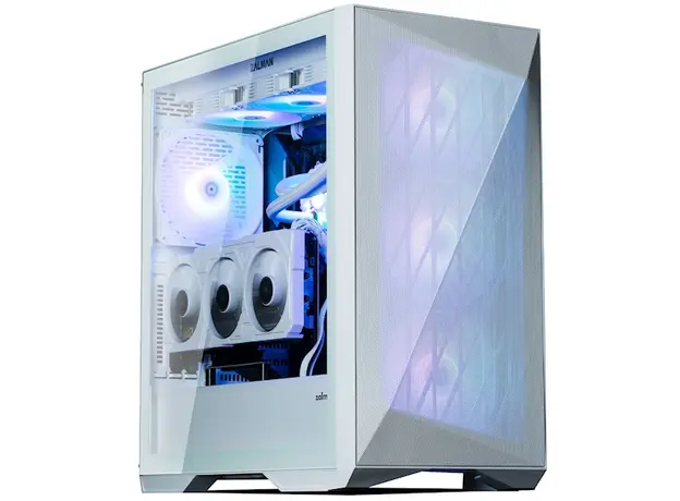 ქეისი Zalman PC case Z9 Iceberg MS without PSU, 2xUSB3.0, 2xUSB2.0, 1xUSB 3.1 Gen2 Type-C, 4x140mm ARGB, VGA 390mm, LCS ready, TG Side Panel, EATX, white