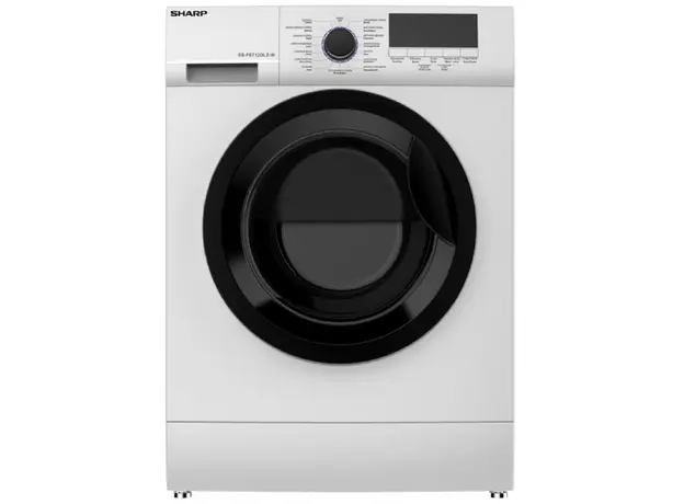 სარეცხი მანქანა Sharp ES-FE612DLZ-W, 6Kg, 1200Rpm, Washing Machine, White