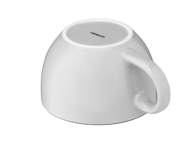 კერამიკის ჭიქა Ardesto Mug  Floerino, 480ml, ceramics, gray, 4 image