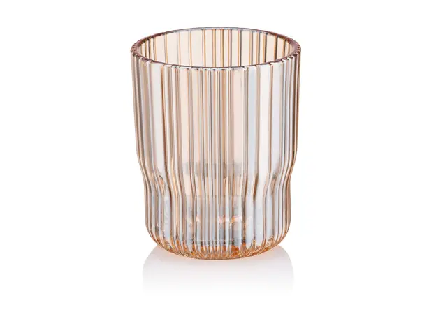 ჭიქების ნაკრები Ardesto Low glasses set Golden Moon, 300ml, 2pcs, glass, golden, 3 image