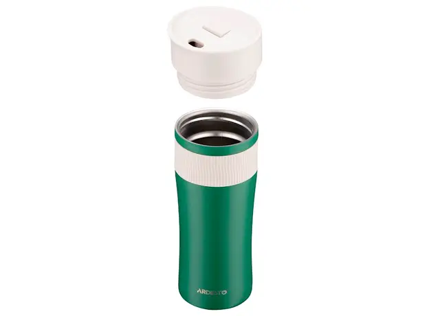 თერმოსი Ardesto Travel mug CaldoCup, 450ml, stainless steel, green, 4 image