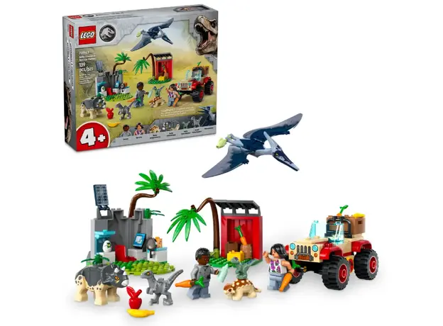 ლეგო LEGO Constructor JURASSIC WORLD BABY DINOSAUR RESCUE CENTER