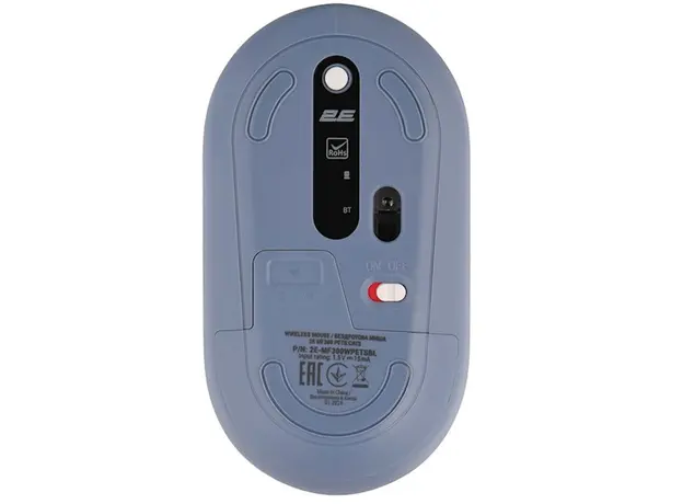 მაუსი 2E MF300 PETS CATS Silent WL BT, Blue, 5 image