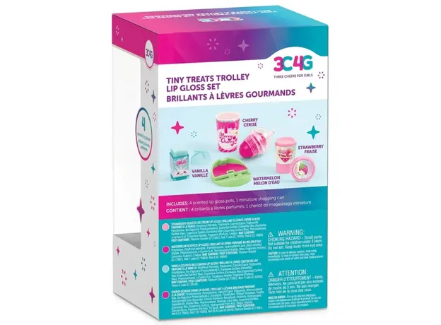 გლოსების ნაკრები Make It Real 10061MR 3C4G, Tiny Treats Trolley, 7 image