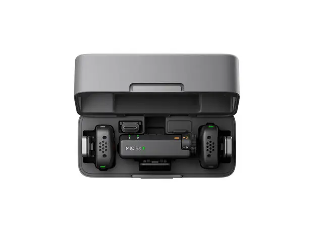 მიკროფონი DJI MIC MINI (2 TX + 1 RX + CHARGING CASE), 3 image