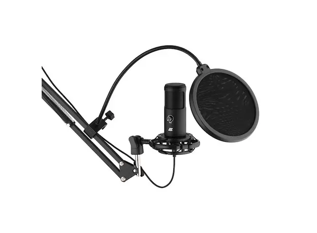 მიკროფონი 2E 2E-MPC021, USB, Microphone, Black, 3 image