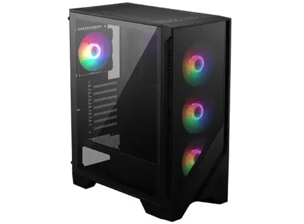 კომპიუტერის ქეისი MSI MAG FORGE 112R | Mid-Tower | ATX / M-ATX / ITX | Front: 3 x 120 mm Rear: 1 x 120 mm | 306-7G16X23-809, 3 image