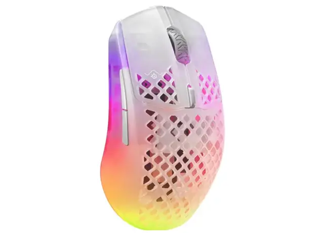 მაუსი SteelSeries Mouse Aerox 3, RGB, USB-A/WL/BT, Ghost
