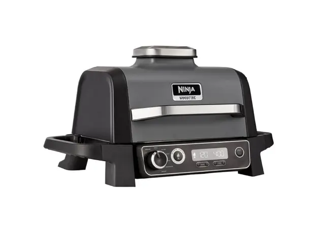 გრილი Ninja OG701EU, 2400W, WoodFire Outdoor Grill, Black/Silver, 3 image