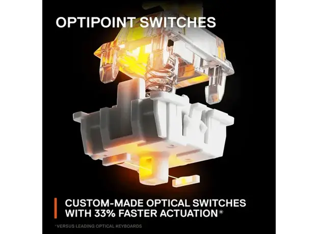 კლავიატურა SteelSeries Keyboard Apex 9 Mini US, 4 image