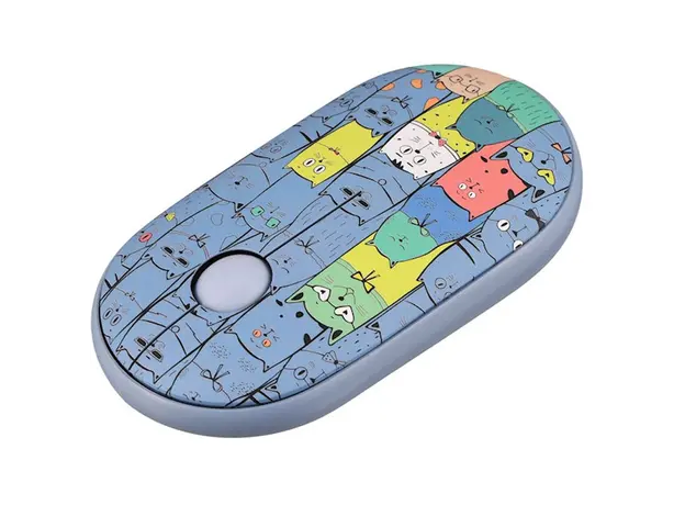 მაუსი 2E MF300 PETS CATS Silent WL BT, Blue, 3 image