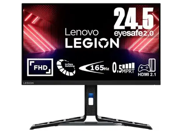 მონიტორი Lenovo Legion R25i-30 24.5" IPS  FHD 1920x1080 400 cd/m²  0.5ms 180Hz 3Wx2 speakers Raven Black