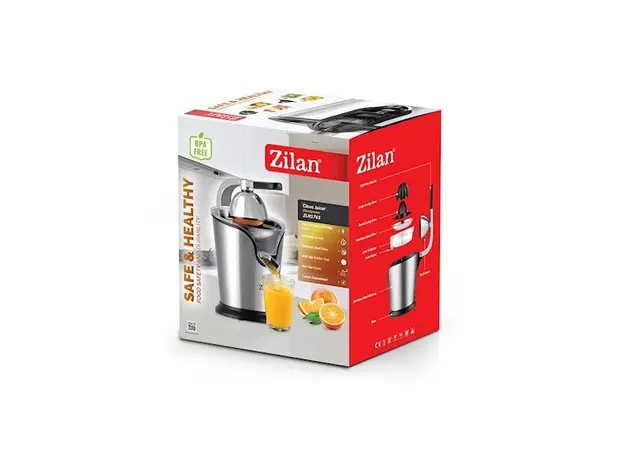ციტრუსის წვენსაწური Zilan ZLN1765, 500W, Juicer, Silver, 8 image