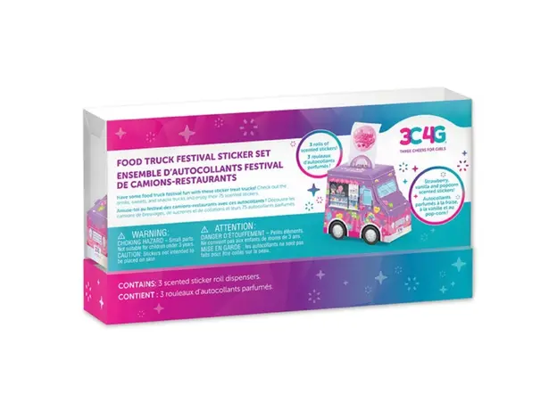 სტიკერების ნაკრები Make It Real 12054MR 3C4G, Food Truck Festival Sticker Set, 5 image