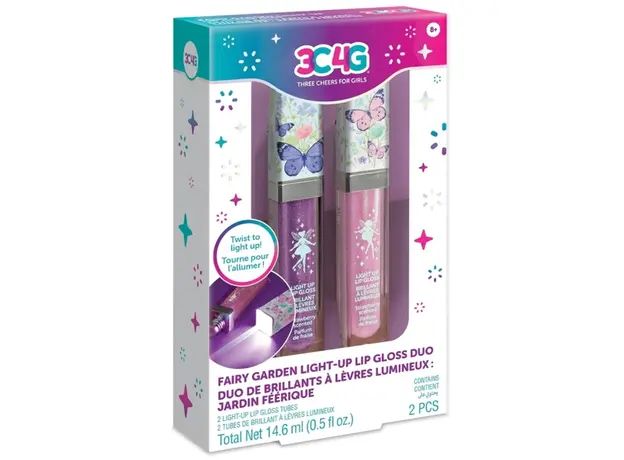 ტუჩის გლოსების ნაკრები Make It Real 10059MR 3C4G, Fairy Light-Up Lip Gloss, 2 image