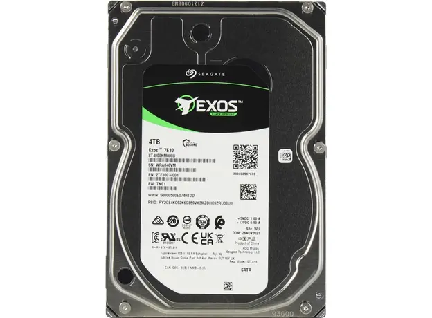 მყარი დისკი Seagate ST4000NM000B Exos 7E10, 4TB, 3.5", 7.2K Internal Hard Drive, 5 image