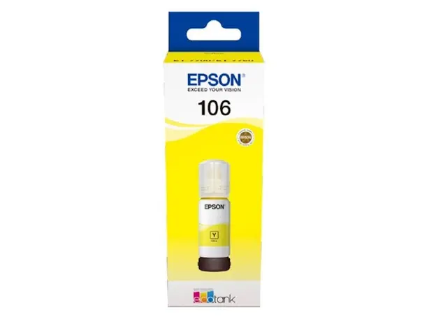 კარტრიჯი EPSON ORIGINAL (C13T00R440) I/C (y) 106 ECOTANK YELLOW INK BOTTLE L7180, 2 image