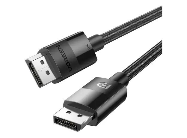 ვიდეო კაბელი UGREEN DP114 (80394), 8K, DisplayPort To DisplayPort, 5m, Black, 2 image