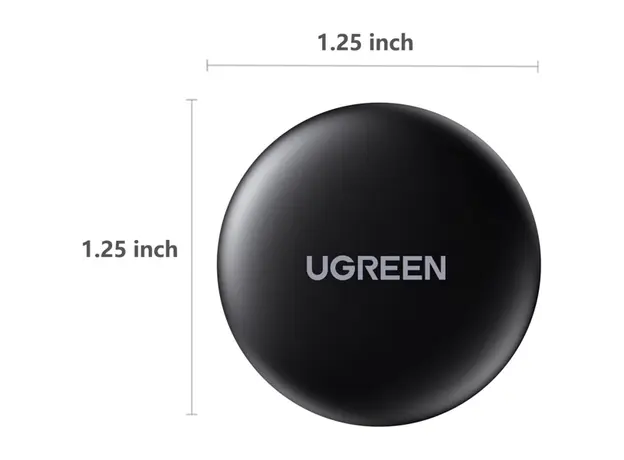 Bluetooth თრექერი UGREEN CM520 (60387), Apple Certified, Smart Bluetooth Finder, Black, 8 image