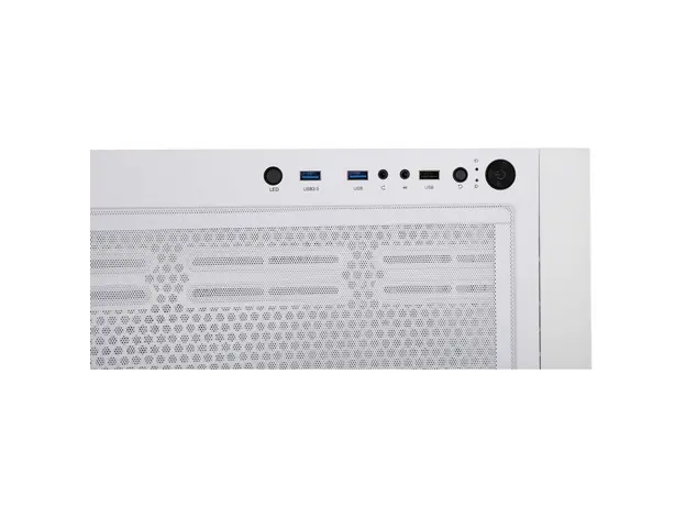 ქეისი 2E 2E-G3301NW Virtus Neo, Computer Case, MidT, ATX, M-ATX, Mini ITX, 2xUSB3.0, 1xUSB2.0, White, 6 image