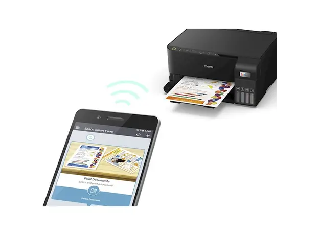 პრინტერი Epson C11CK59404 EcoTank L3550, MFP, A4, Wi-Fi, USB, Black, 5 image