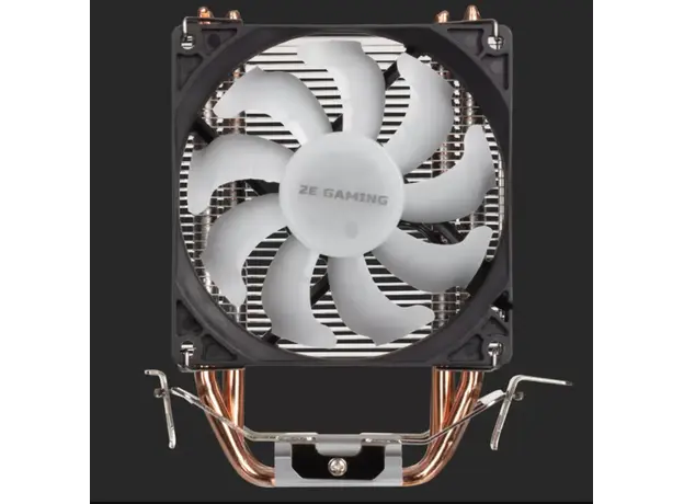 ქულერი 2E GAMING CPU cooler Air Cool AC90D4-RGB, LGA1700, 1200, 115x, 1366, AM5, AM4, AM3, AM3+, 4pin PWM, 3pin +5VARGB, TDP 130W, 4 image