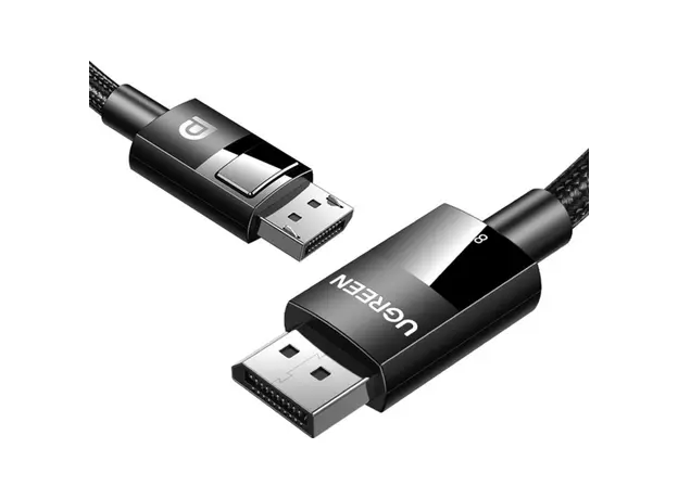 ვიდეო კაბელი UGREEN DP114 (80394), 8K, DisplayPort To DisplayPort, 5m, Black, 3 image
