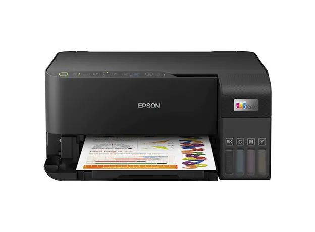პრინტერი Epson C11CK59404 EcoTank L3550, MFP, A4, Wi-Fi, USB, Black, 2 image