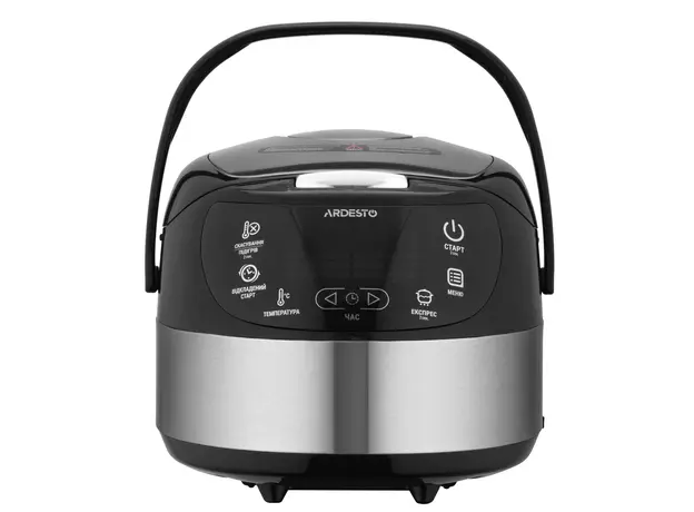 მულტისახარში ARDESTO multicooker, 860W, bowl-5L, electronic control, fry basket , inox/plastic , silver, 6 image