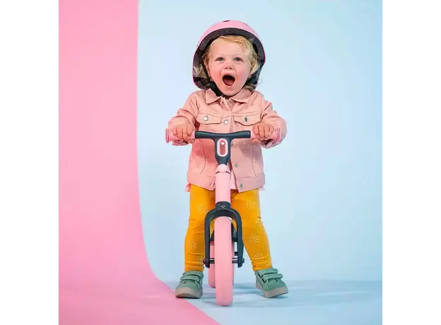 საბავშვო ბალანს ველოსიპედი YVolution YT16P2 Bigovel Yvelo, Children's Balance Bicycle, Junior Pink, 6 image