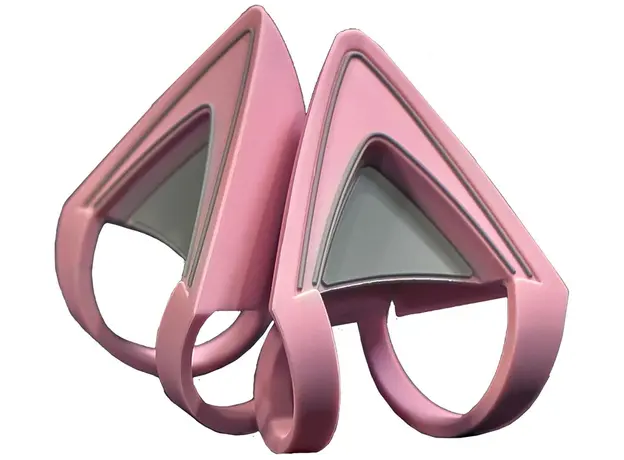 ყურსასმენის აქსესუარი Kitty Ears for Razer Kraken - Quartz Edition (RC21-01140300-W3M1)