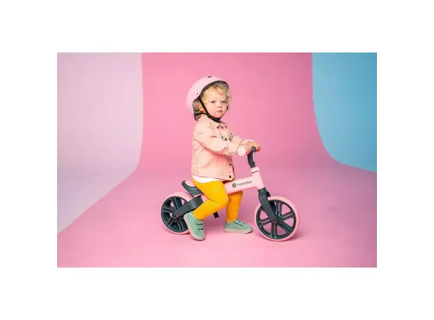 საბავშვო ბალანს ველოსიპედი YVolution YT16P2 Bigovel Yvelo, Children's Balance Bicycle, Junior Pink, 7 image