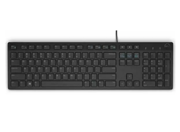 კლავიატურა DELL Multimedia Keyboard-KB216 Russian (QWERTY) - Black, 2 image