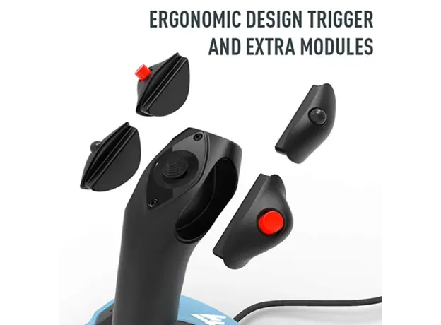 სათამაშო საჭე Thrustmaster TCA Officer Pack Airbus Edition 2960842, 4 image