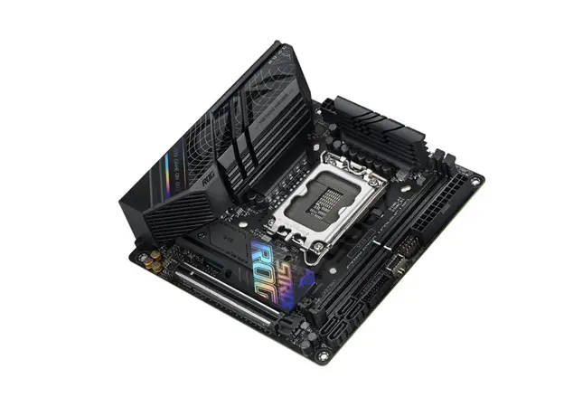 დედა დაფა ASUS ROG STRIX B760-I GAMING WIFI s1700 B760 2xDDR5 M.2 HDMI DP Wi-Fi BT mITX, 9 image