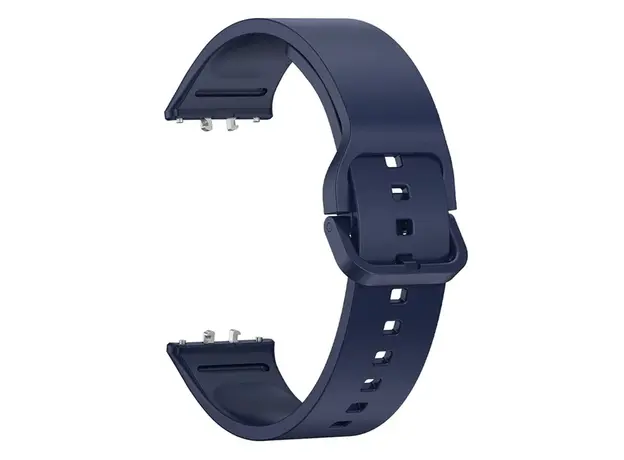 სმარტ საათის სამაჯური For Samsung Galaxy Fit3 Watch Band Soft Silicone Strap Replacement - Dark Blue, 2 image