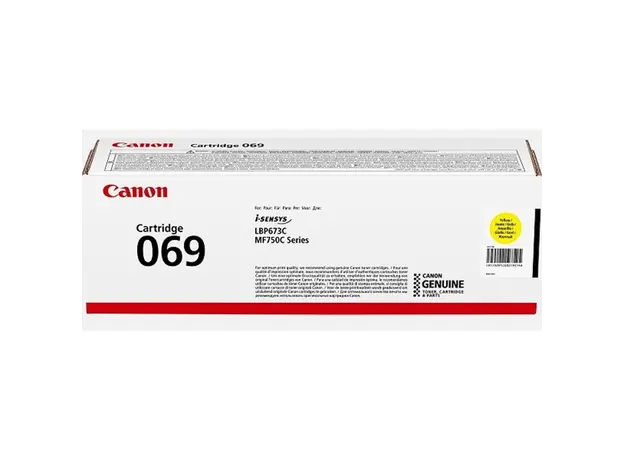კარტრიჯი CANON 5091C002AA 069, TONER CARTRIDGE YELLOW (1900 PAGES), 2 image