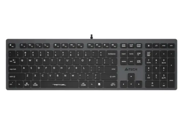 კლავიატურა A4Tech Fstyler FX50 Scissor Switch Keyboard EN/RU layout White, 2 image
