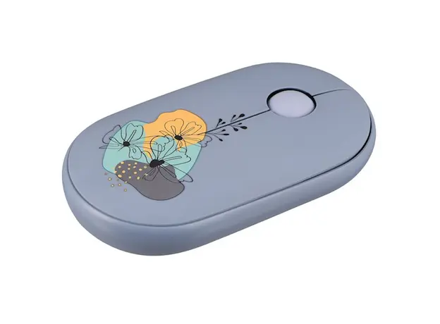 მაუსი 2E MF300 FLORA:MALLOW Silent WL BT, Blue, 3 image