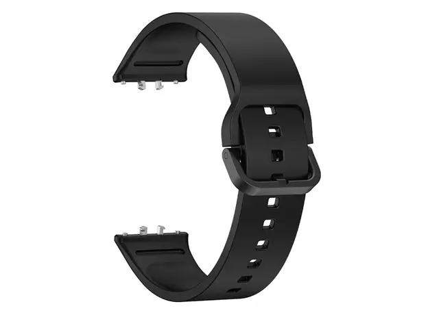 სმარტ საათის სამაჯური For Samsung Galaxy Fit3 Watch Band Soft Silicone Strap Replacement - Black, 2 image
