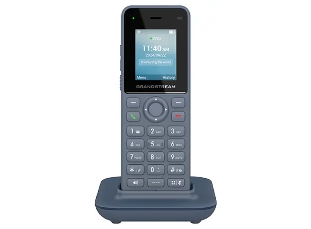 უსადენო სტაციონარული ტელეფონი Grandstream WP816, Portable Wi-Fi Phone, 2SIP, Blue, 4 image