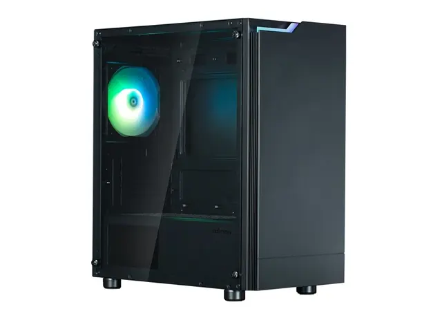 კომპიუტერის ქეისი Zalman PC case T4 Plus without PSU, 2xUSB3.0, 1xUSB2.0, 1x120mm ARGB, VGA 320mm, TG Side Panel, mATX, black, 3 image